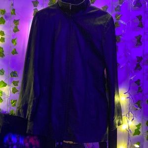 JLC New York Leather Jacket Medium Black